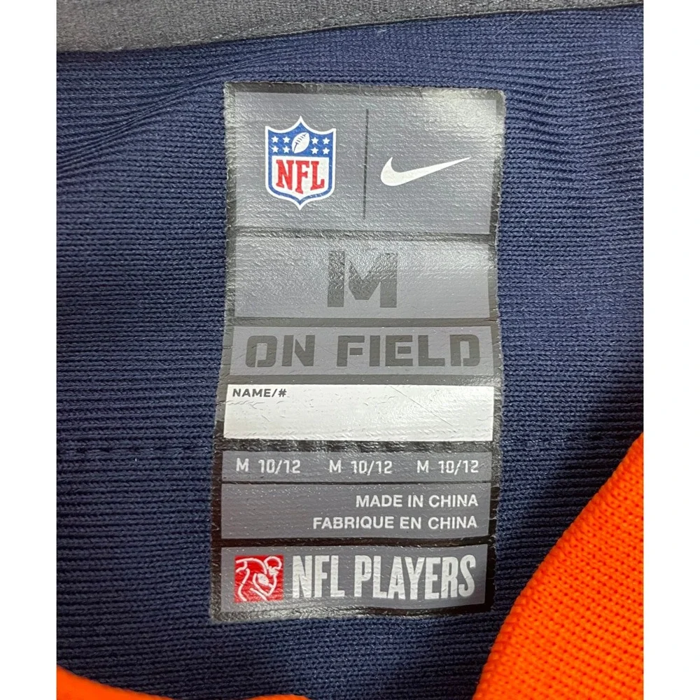 Nike NFL Broncos‎ Youth Medium 10/12 Peyton Manning Orange Blue Jersey Shirt #18